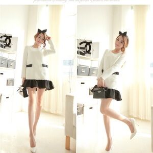 Chic White Quilted Dress